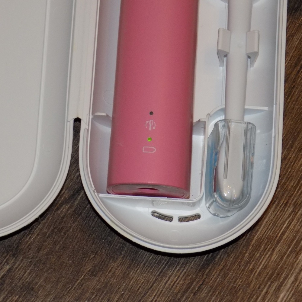 Philips Sonicare Rechargeable Electric‎ Toothbrush Pink Travel Case Charger - Picture 5 of 6